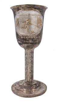 1930 World Cup Silver Chalice Cup Awarded to Tournament Top Scorer Guillermo Stabile (Letter of Provenance)